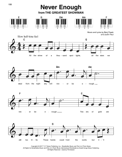 Never Enough von Benj Pasek (Download) 