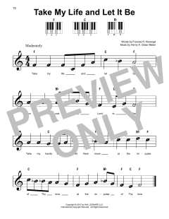 Take My Life And Let It Be von Frances R. Havergal (Download) 