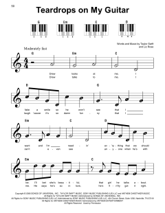 Teardrops On My Guitar von Taylor Swift (Download) 