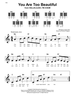 You Are Too Beautiful von Richard Rodgers (Download) 