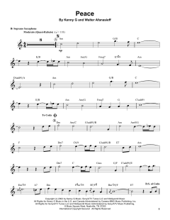 Peace von Kenny G (Download) 