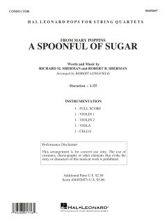 A Spoonful of Sugar von Robert Bernard Sherman (Download) 