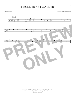 I Wonder As I Wander (Download) 