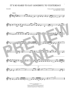 It's So Hard To Say Goodbye To Yesterday (Download) 