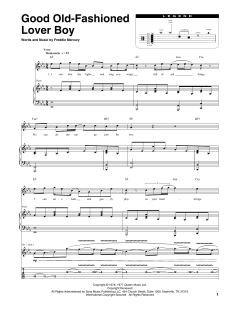 Good Old-Fashioned Lover Boy (Download) 
