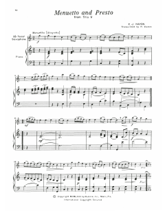 Menuetto & Presto (Download) 