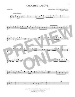 Goodbye To Love (Download) 
