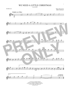 We Need A Little Christmas (Download) 