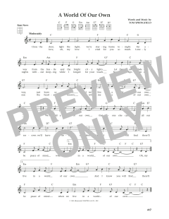 A World Of Our Own von Tom Springfield (Download) 