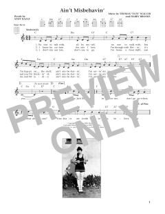 Ain't Misbehavin' von Andy Razaf (Download) 