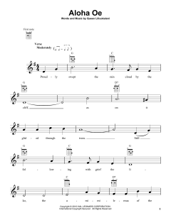 Aloha Oe von Queen Liliuokalani (Download) 