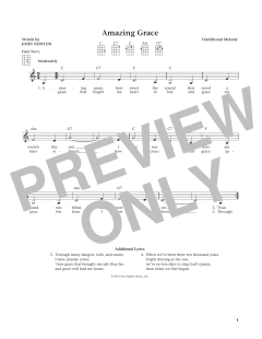 Amazing Grace von Traditional American Melody (Download) 