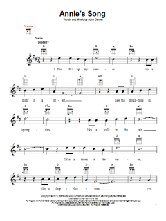 Annie's Song von John Denver (Download) 