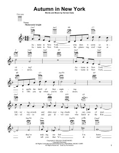 Autumn In New York von Bud Powell (Download) 