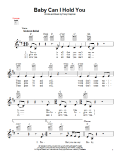 Baby Can I Hold You von Tracy Chapman (Download) 