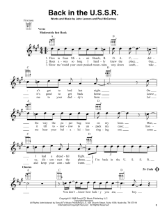 Back In The U.S.S.R. von The Beatles (Download) 