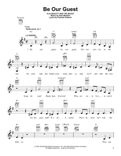 Be Our Guest von Alan Menken (Download) 