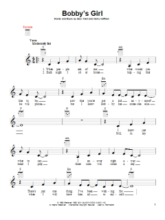Bobby's Girl von Marcie Blane (Download) 