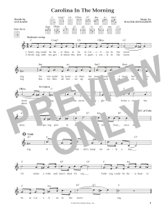 Carolina In The Morning von Gus Kahn (Download) 