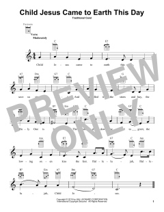 Child Jesus Came To Earth This Day (Download) 