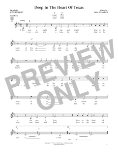 Deep In The Heart Of Texas von Bing Crosby (Download) 