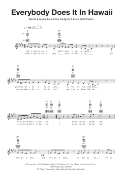 Everybody Does It In Hawaii von Jimmie Rodgers (Download) 