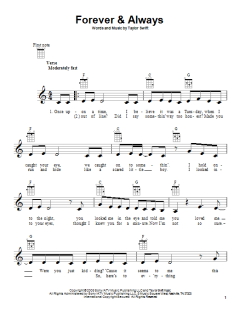 Forever & Always von Taylor Swift (Download) 