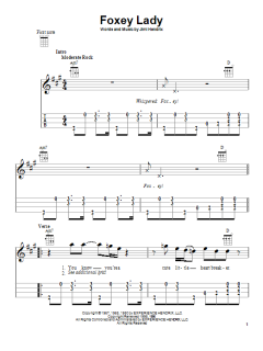 Foxey Lady von Jimi Hendrix (Download) 
