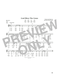 God Bless The Grass von Malvina Reynolds (Download) 