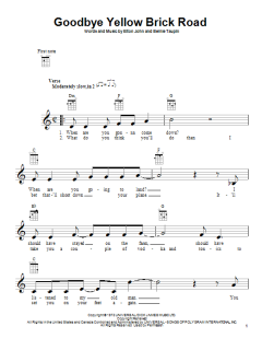 Goodbye Yellow Brick Road von Elton John (Download) 