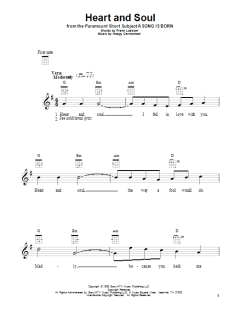 Heart And Soul von Hoagy Carmichael (Download) 