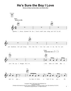 He's Sure The Boy I Love von Carole King (Download) 