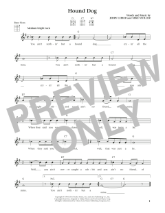 Hound Dog von Elvis Presley (Download) 