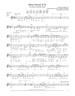 How Sweet It Is von James Taylor (Download) 