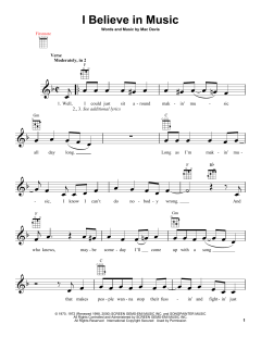 I Believe In Music von Mac Davis (Download) 