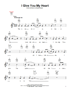 I Give You My Heart von Hillsong Worship (Download) 