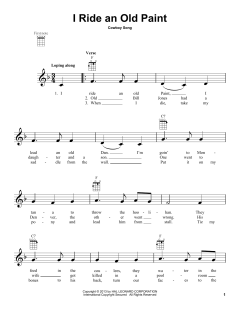 I Ride An Old Paint von Cowboy Song (Download) 
