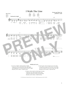 I Walk The Line von Johnny Cash (Download) 