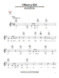 I Want A Girl von Harry von Tilzer (Download) 