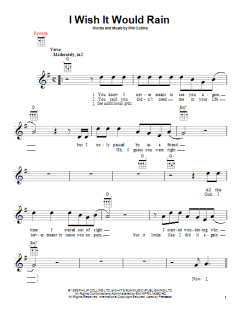 I Wish It Would Rain von Phil Collins (Download) 