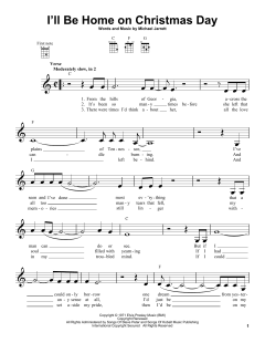 I'll Be Home On Christmas Day von Elvis Presley (Download) 