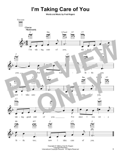 I'm Taking Care Of You von Fred Rogers (Download) 