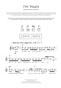 I'm Yours von Jason Mraz (Download) 