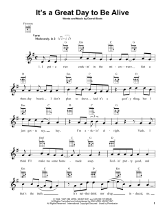 It's A Great Day To Be Alive von Travis Tritt (Download) 
