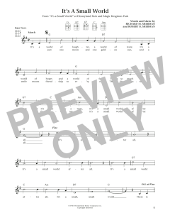 It's A Small World von Robert Bernard Sherman (Download) 