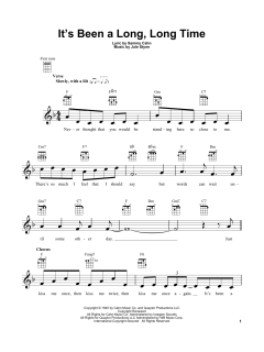 It's Been A Long, Long Time von Jule Styne (Download) 