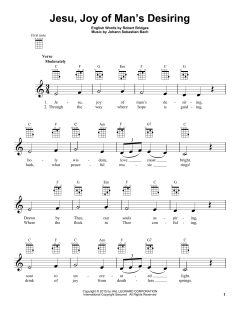 Jesu, Joy Of Man's Desiring von Johann Sebastian Bach (Download) 