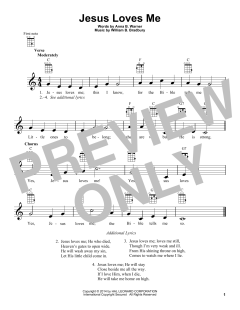 Jesus Loves Me von William B. Bradbury (Download) 