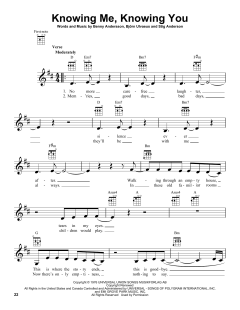 Knowing Me, Knowing You von ABBA (Download) 
