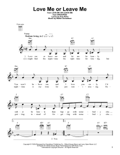 Love Me Or Leave Me (Download) 